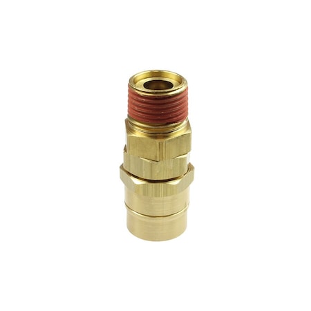 Coilhose Pneumatics Flexeel Reusable Male Swivel 1/2" ID x 1/2" MPT PSM0808S